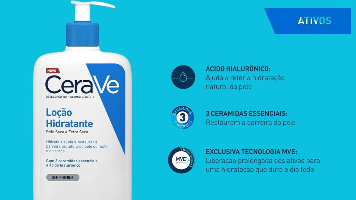 CeraVe Loção Hidratante Corporal #1 1 CeraVe