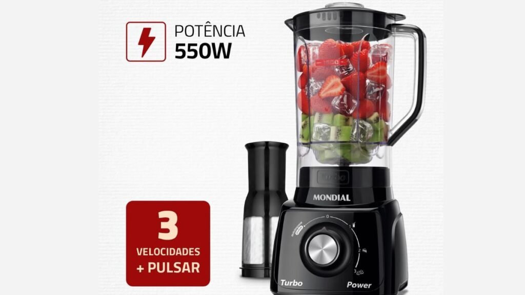 Liquidificador Turbo Power Mondial 