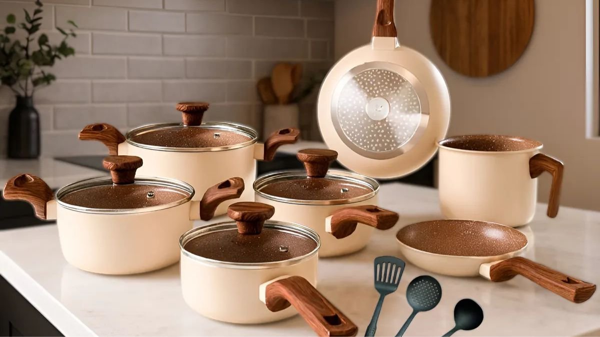 Jogo de Panelas Cerâmico Antiaderente Indução 10 Peças Review: Vale a Pena Comprar? 1 jogo de Panelas cerâmico