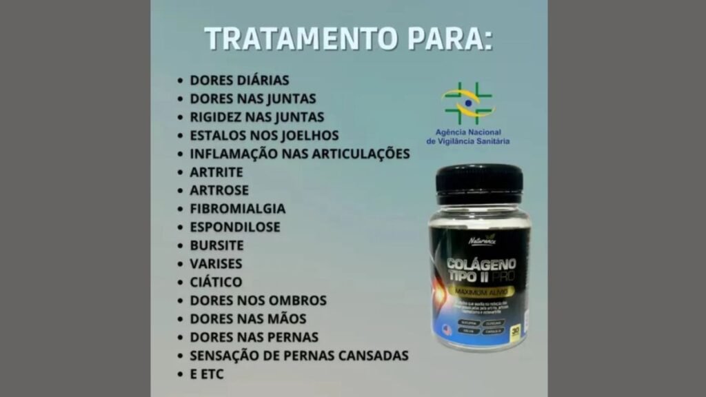 COLÁGENO TIPO II PRO Funciona? Análise Completa e Sincera 2 colágeno